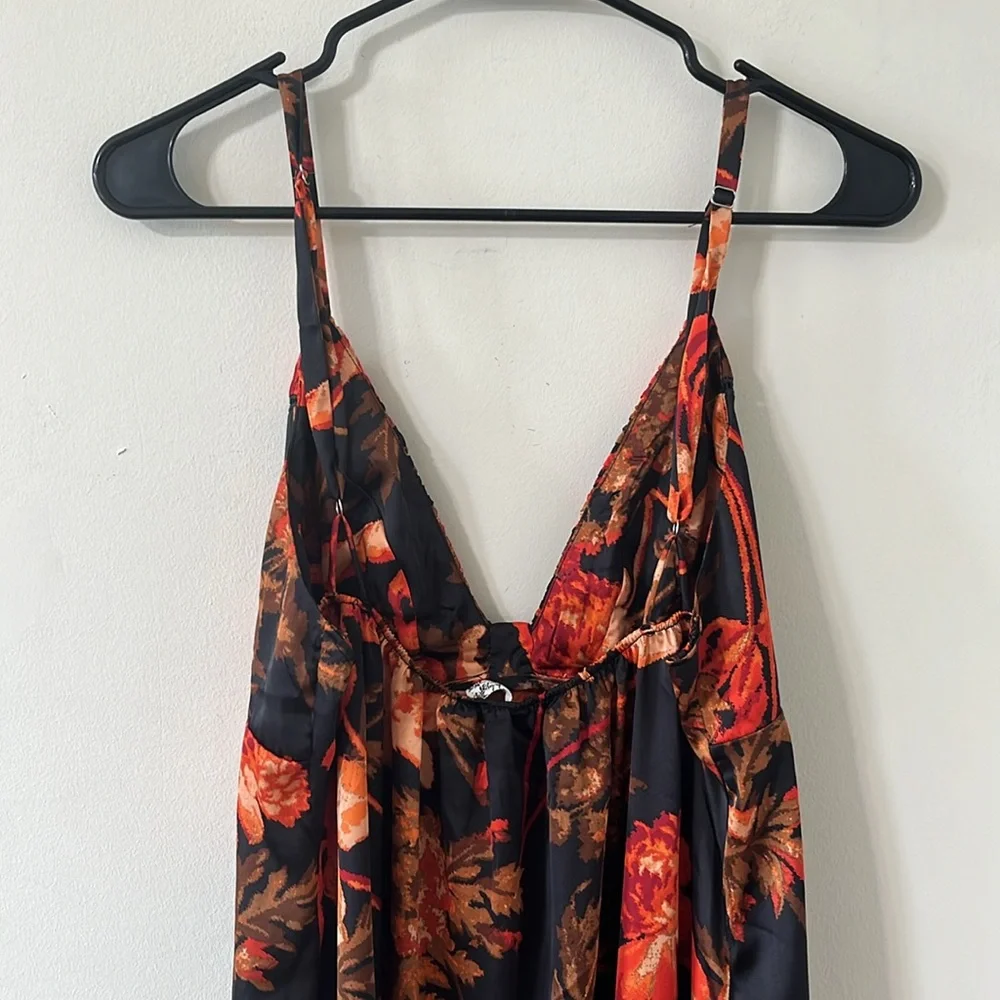 Free People Intimately Midnight Milan Slip Dress Size Large - Picture 6 of 11